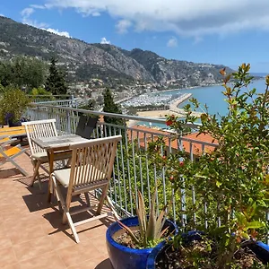 Appartement L'ensoleillee Vue Panoramique Mer, 250 M De La Et Du Centre, Menton