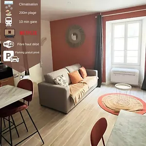 Appartamento Sublime T2/ Cosy/ Clim/ Parking/plage, Mentone